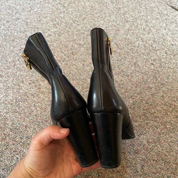 Michael Kors Leather High Heel Ankle Boots - Picture 6 of 9